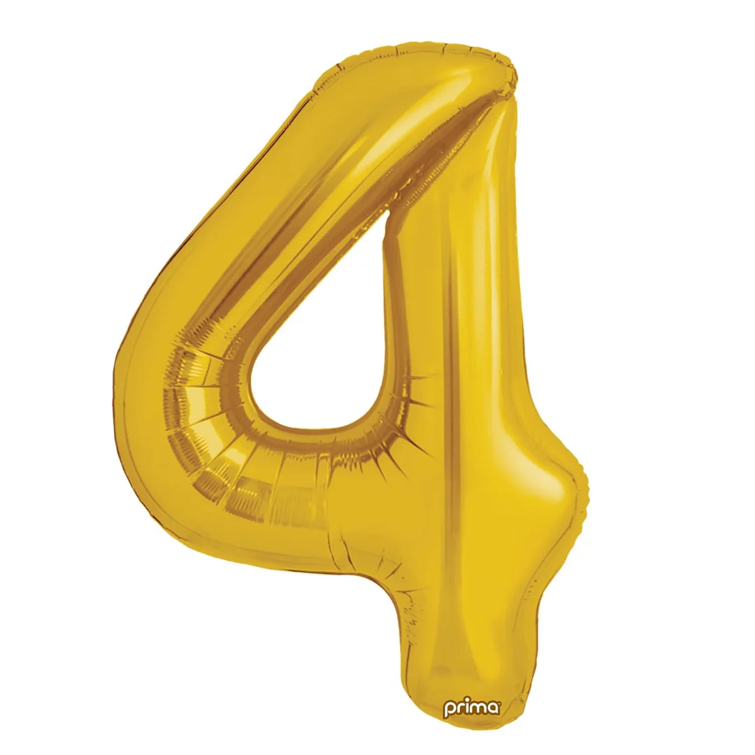 Prima 16" Gold Number 4 Pack of 2
