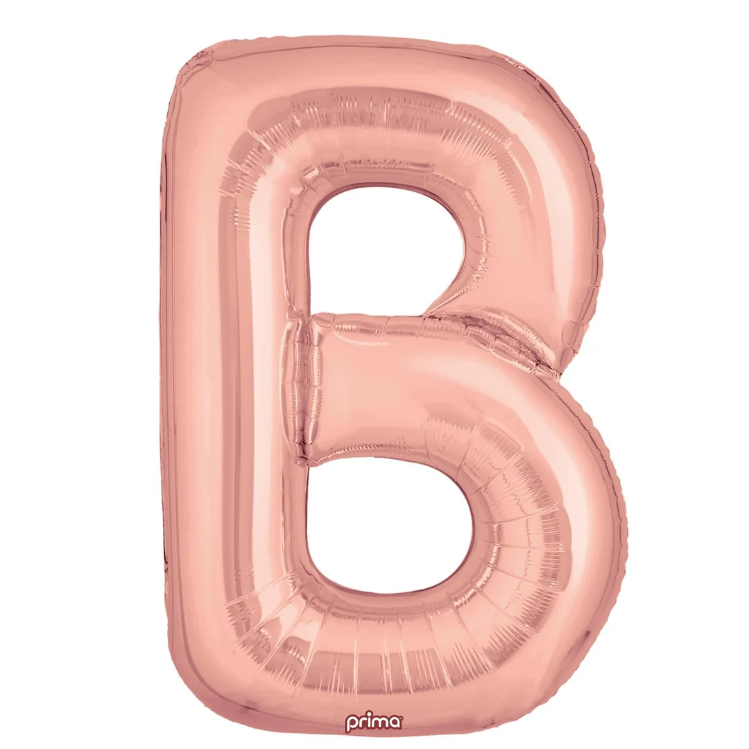Prima 16" Rose Gold Letter B Pack of 2