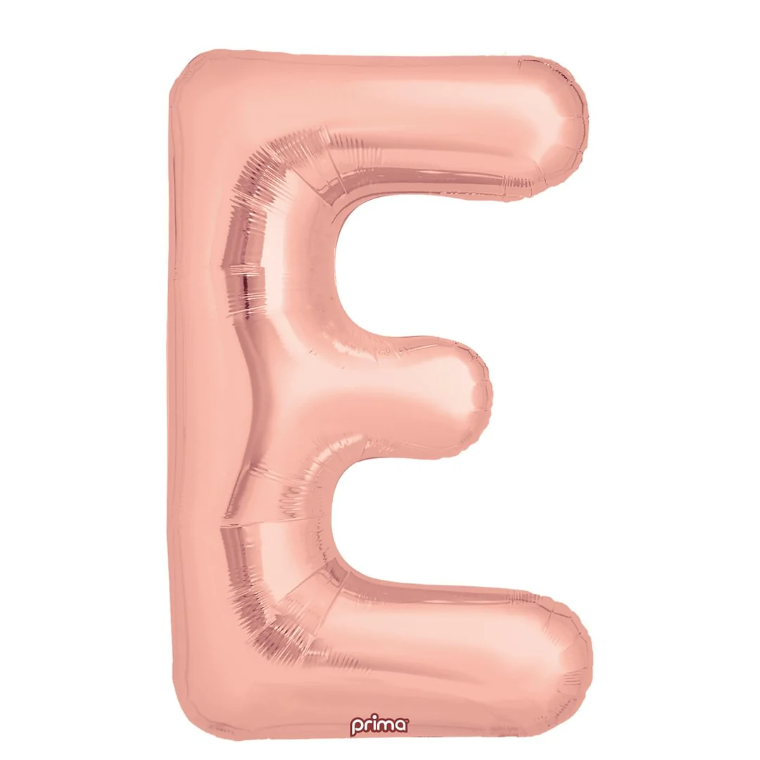 Prima 16" Rose Gold Letter E Pack of 2