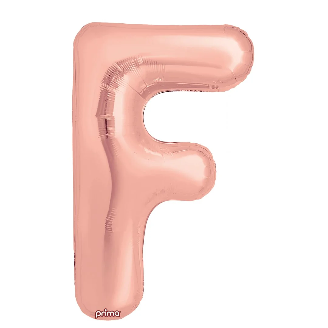 Prima 16" Rose Gold Letter F Pack of 2