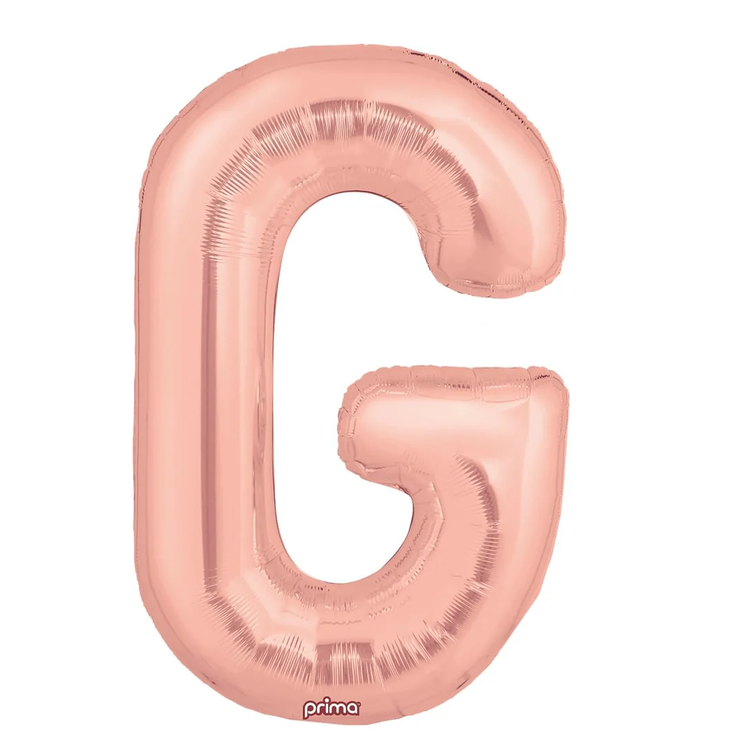 Prima 16" Rose Gold Letter G Pack of 2