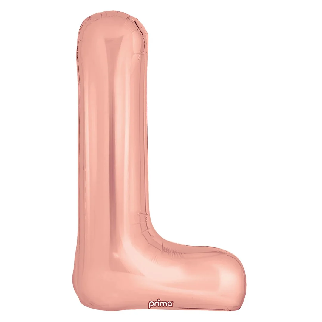 Prima 16" Rose Gold Letter L Pack of 2
