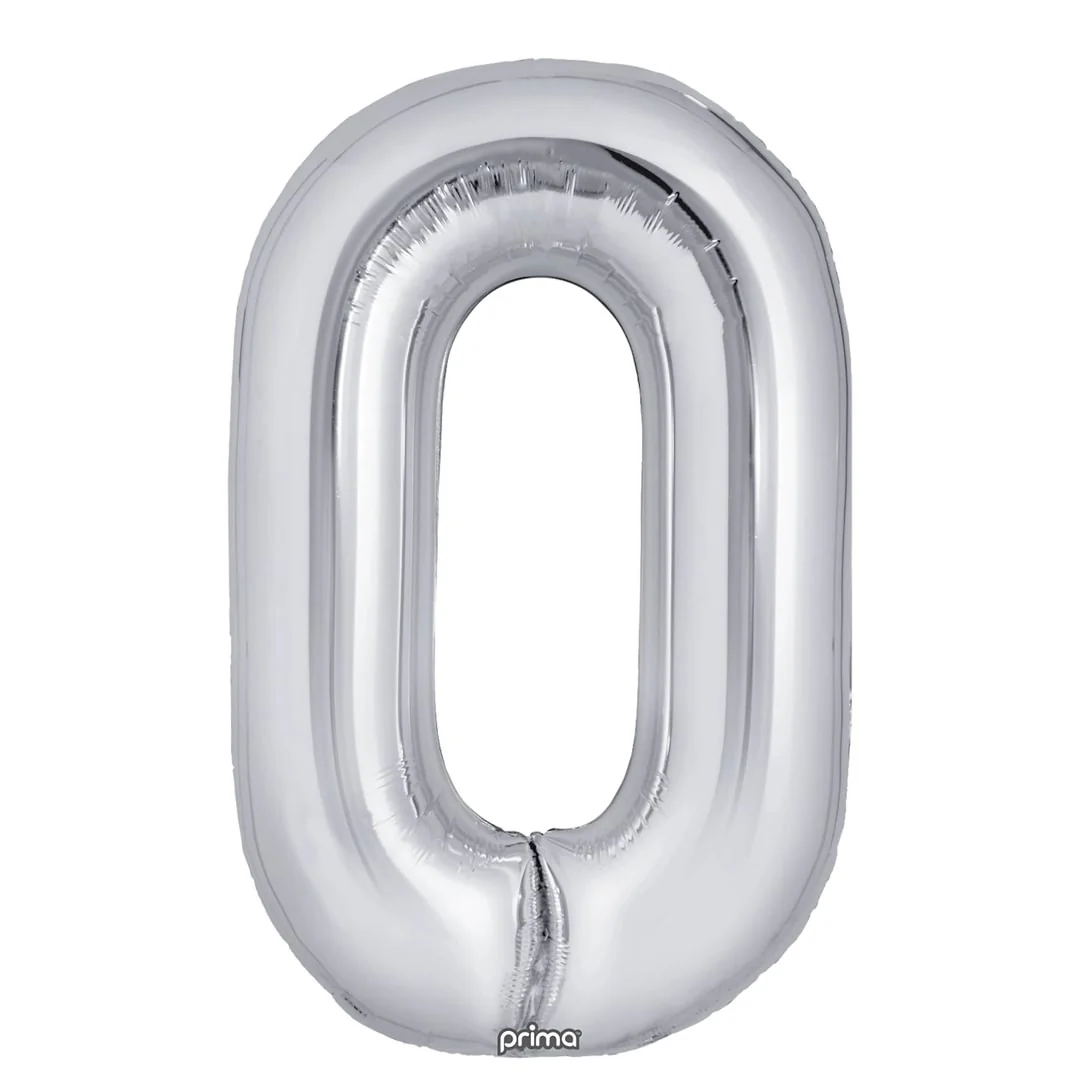 Prima 16" Silver Letter O Pack of 2