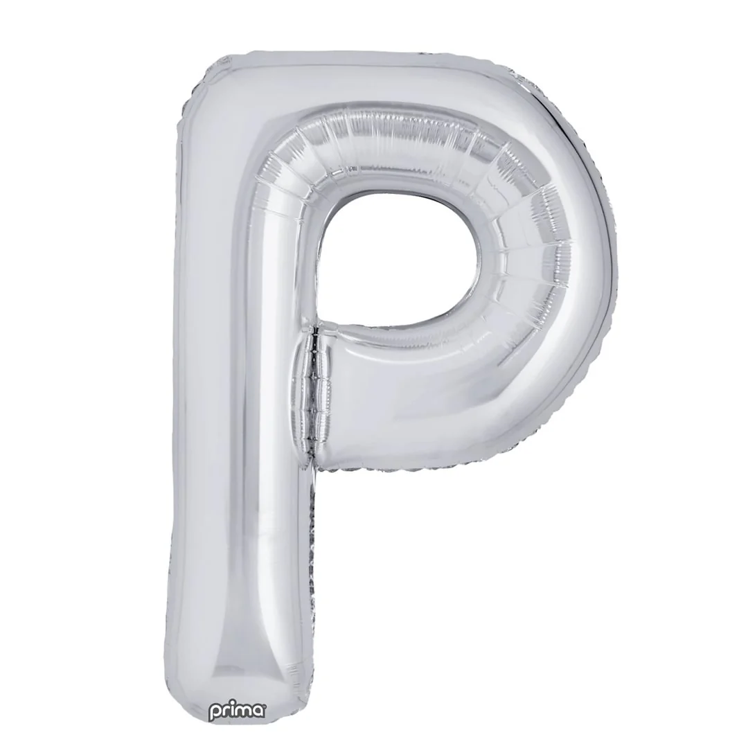Prima 16" Silver Letter P Pack of 2