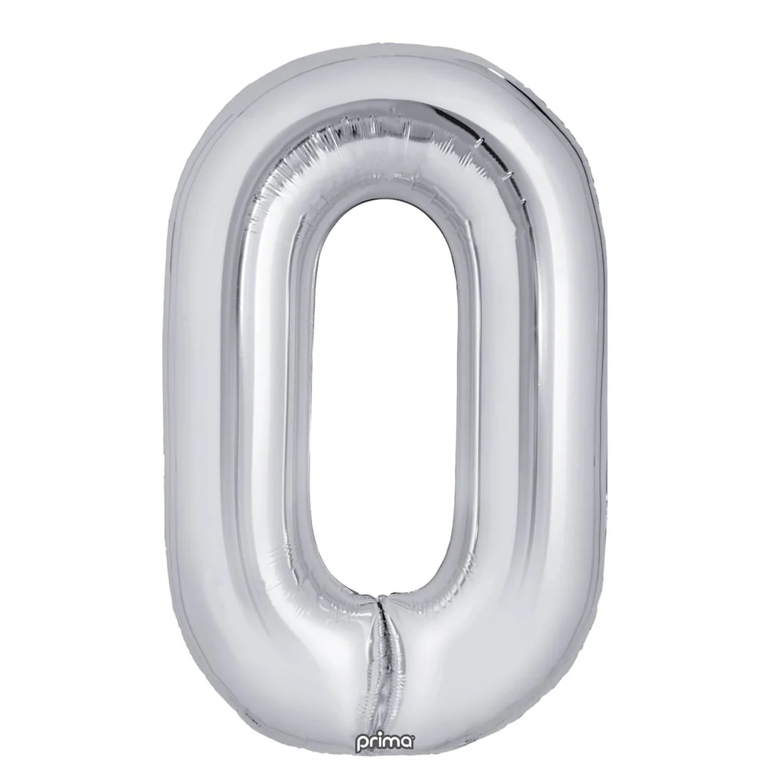Prima 16" Silver Number 0 Pack of 2