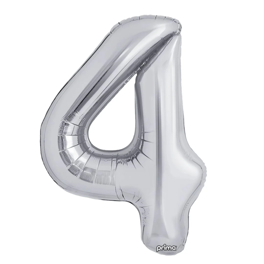 Prima 16" Silver Number 4 Pack of 2