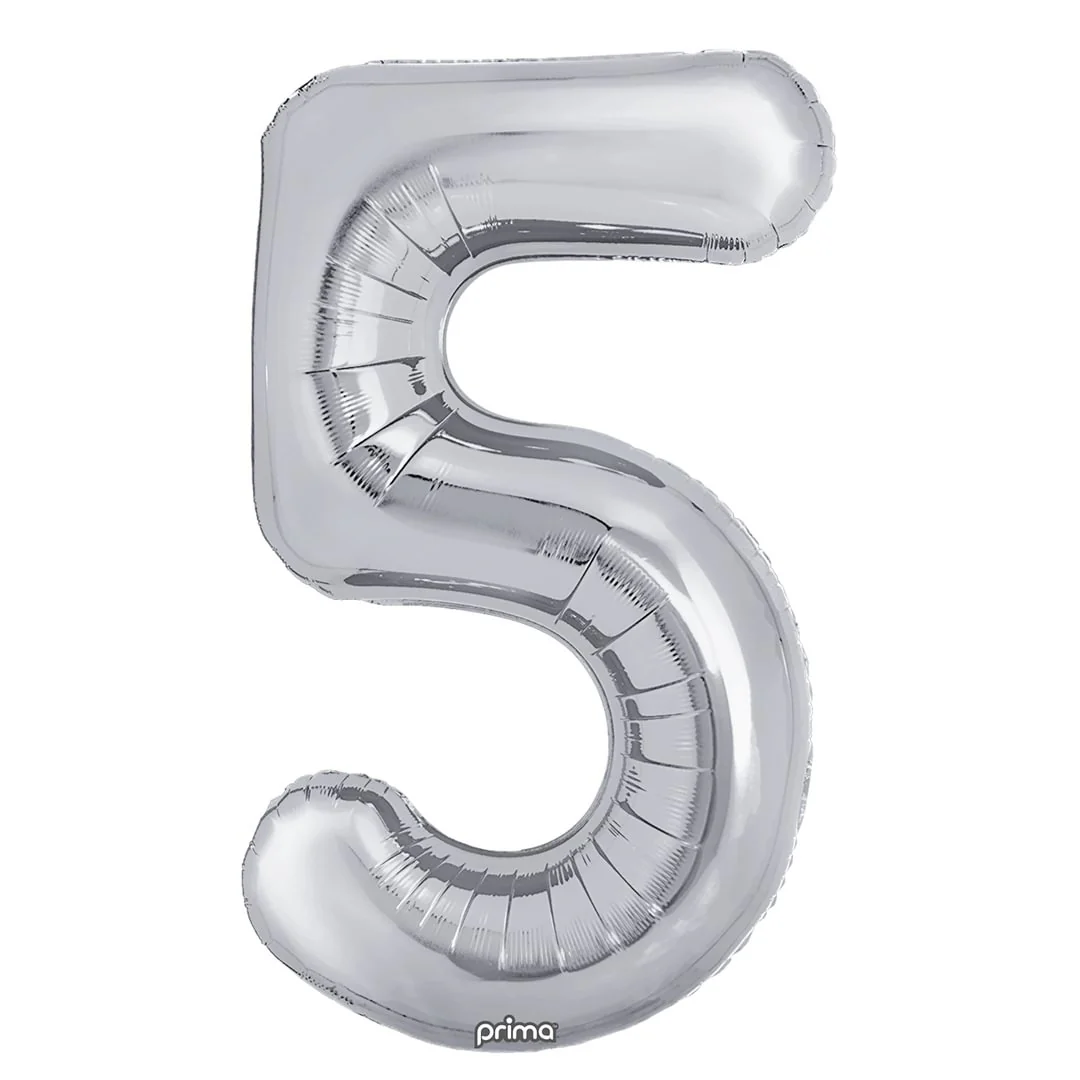 Prima 16" Silver Number 5 Pack of 2