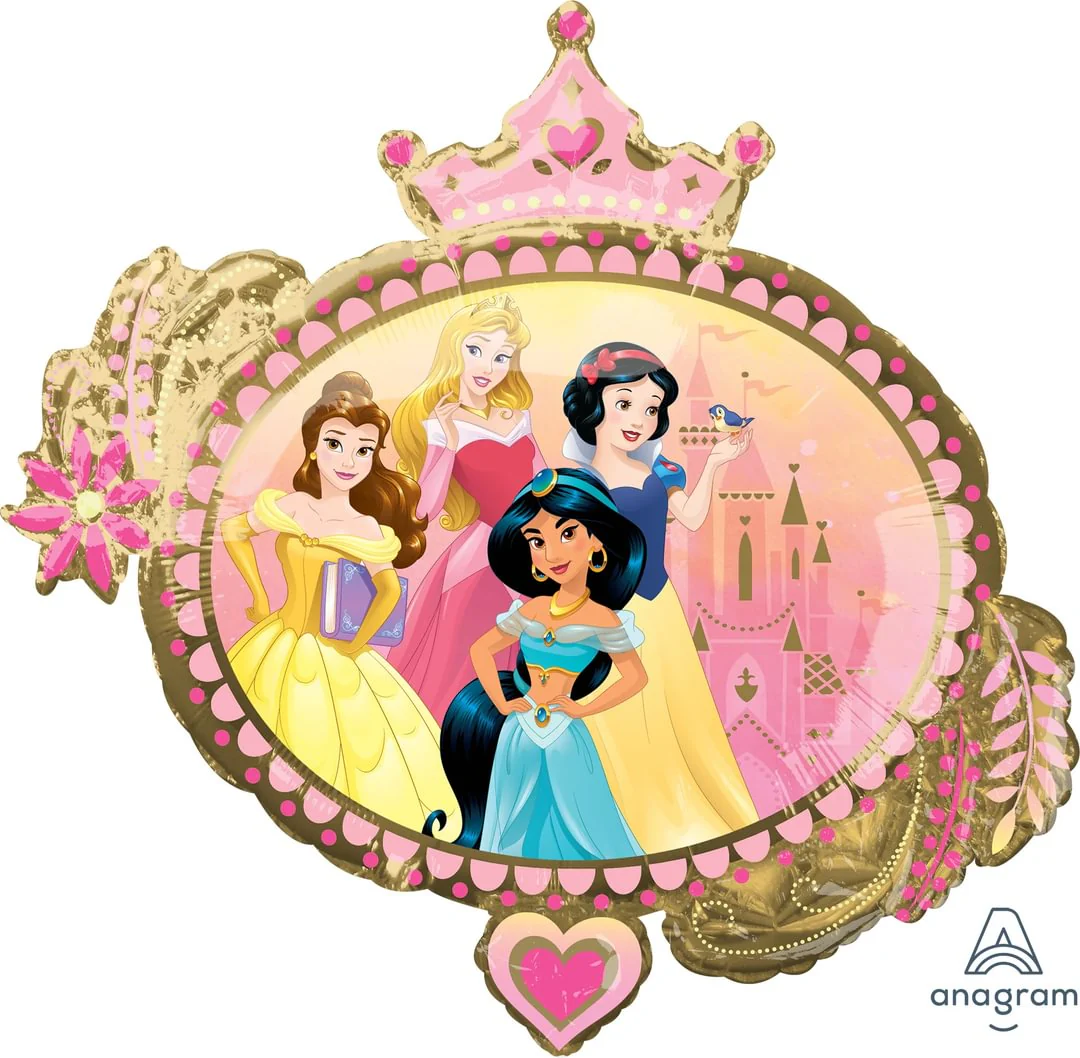 Anagram Princess Once Upon A Time 34" Supershape Foil Balloon (1)