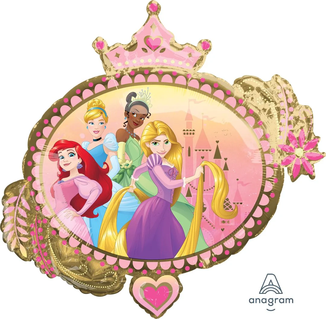 Anagram Princess Once Upon A Time 34" Supershape Foil Balloon (1) - Image 2