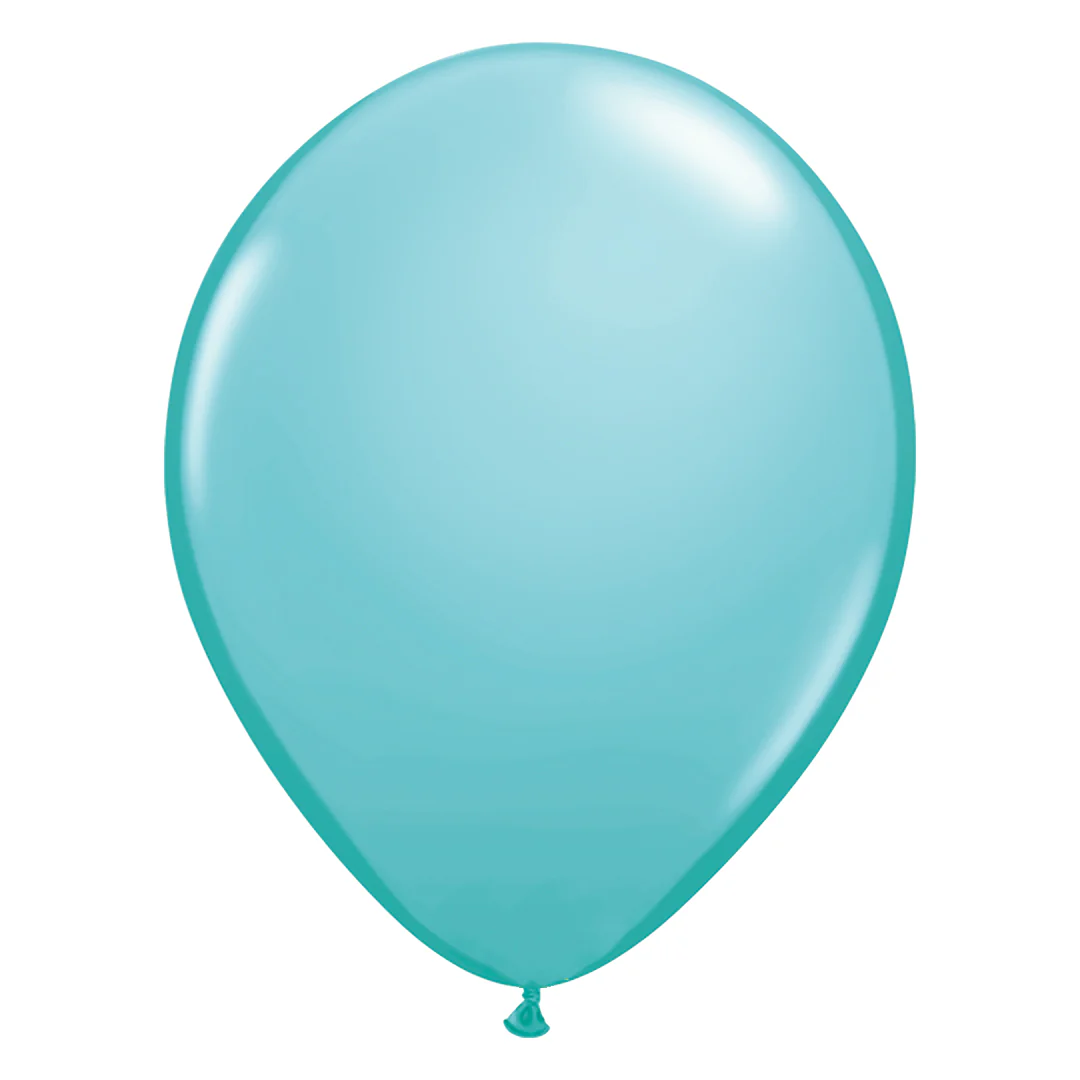 Qualatex Fashion Caribbean Blue Latex Balloon - Various Sizes