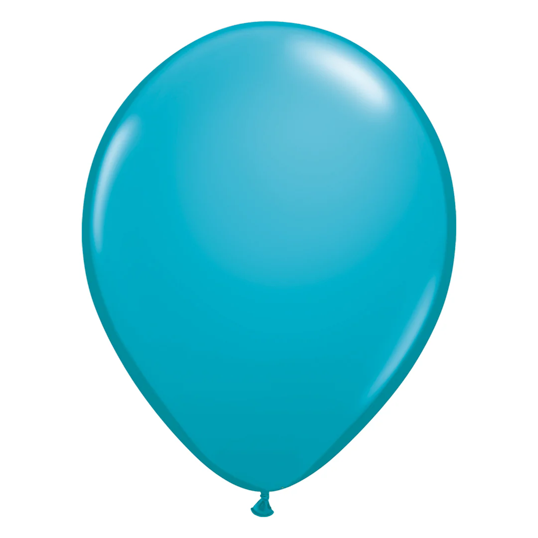 Qualatex Fashion Tropical Teal Latex Balloon - Various Sizes