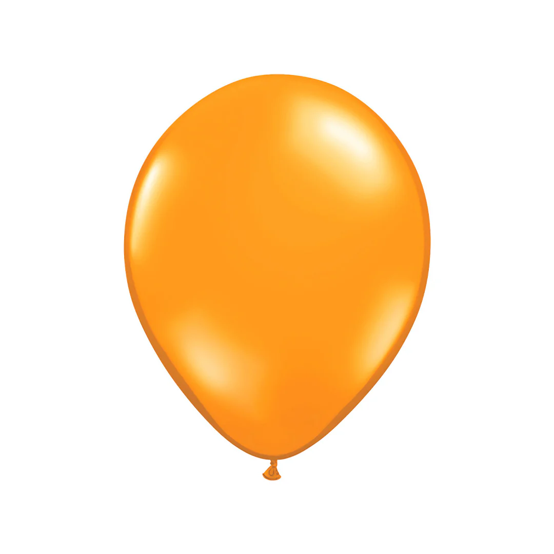 Qualatex Jewel Mandarin Orange Latex Balloon - Various Sizes - Image 3