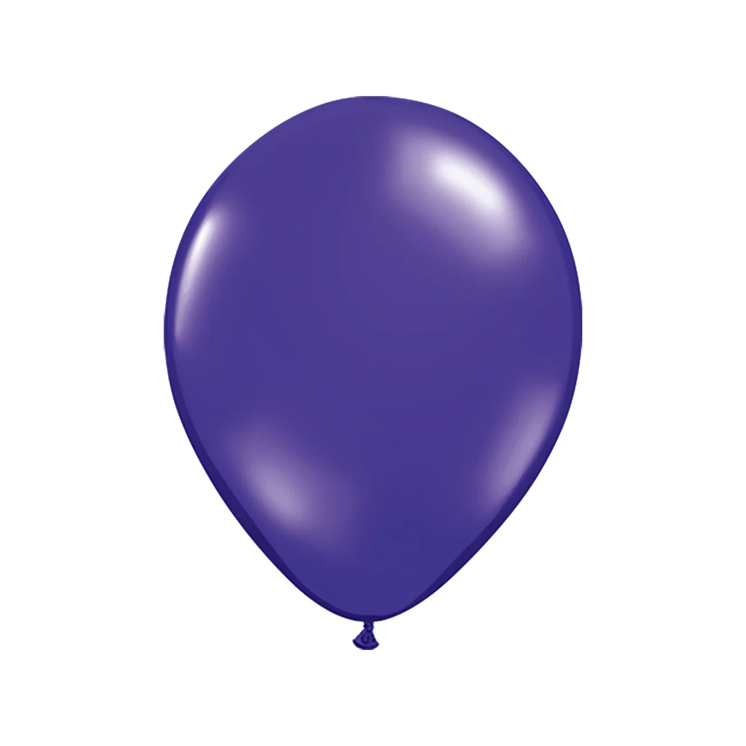 Qualatex Jewel Quartz Purple Latex Balloon - Various Sizes - Image 3