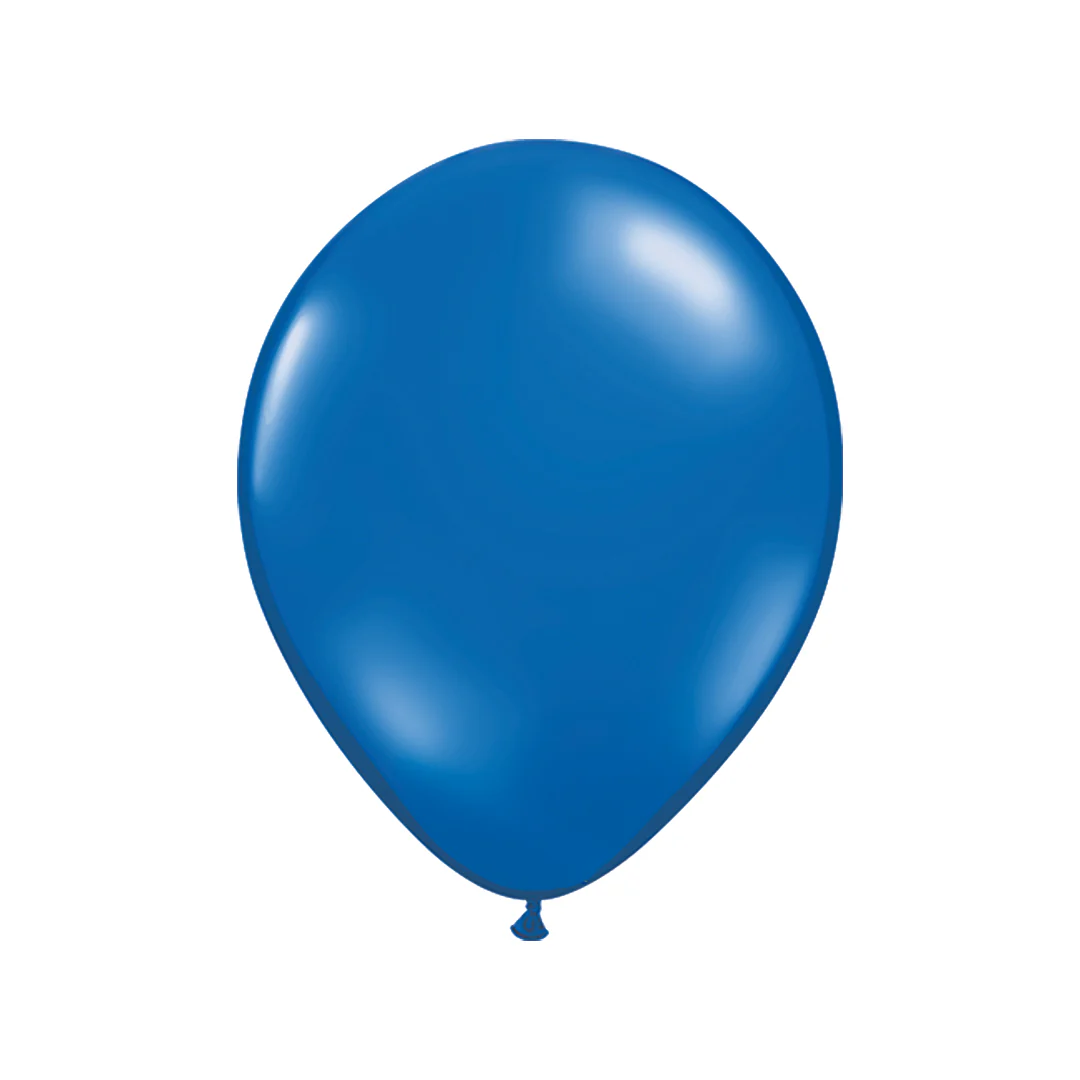 Qualatex Jewel Sapphire Blue Latex Balloon - Various Sizes - Image 3