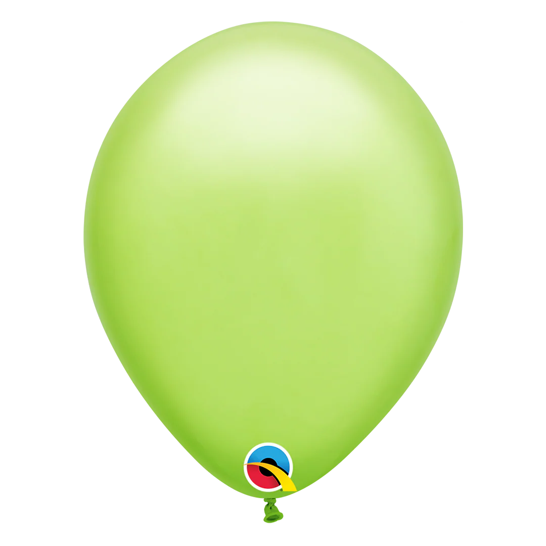 Qualatex Fashion Lime Green Latex Balloon - Various Sizes - Image 3