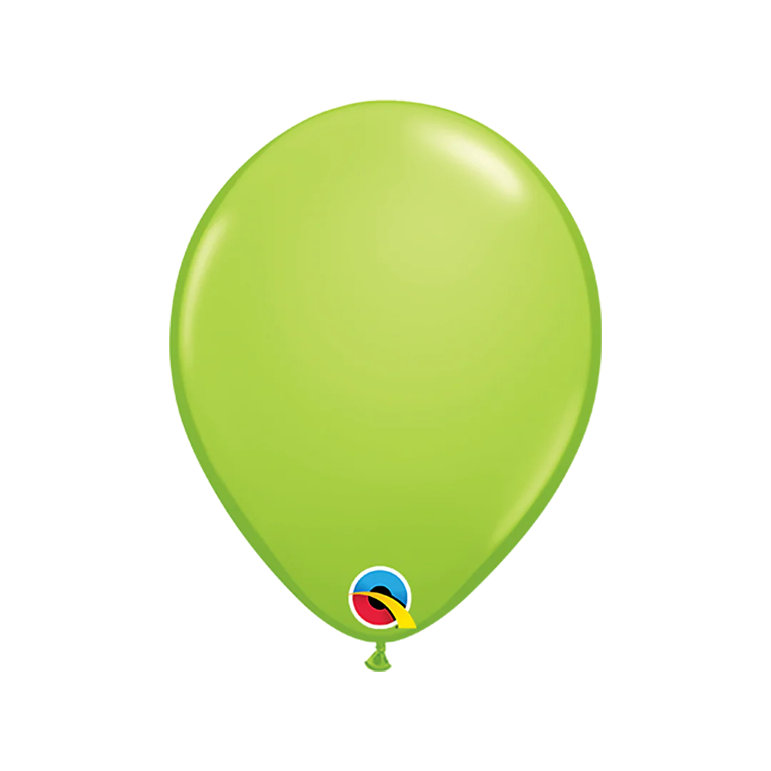 Qualatex Fashion Lime Green Latex Balloon - Various Sizes - Image 4