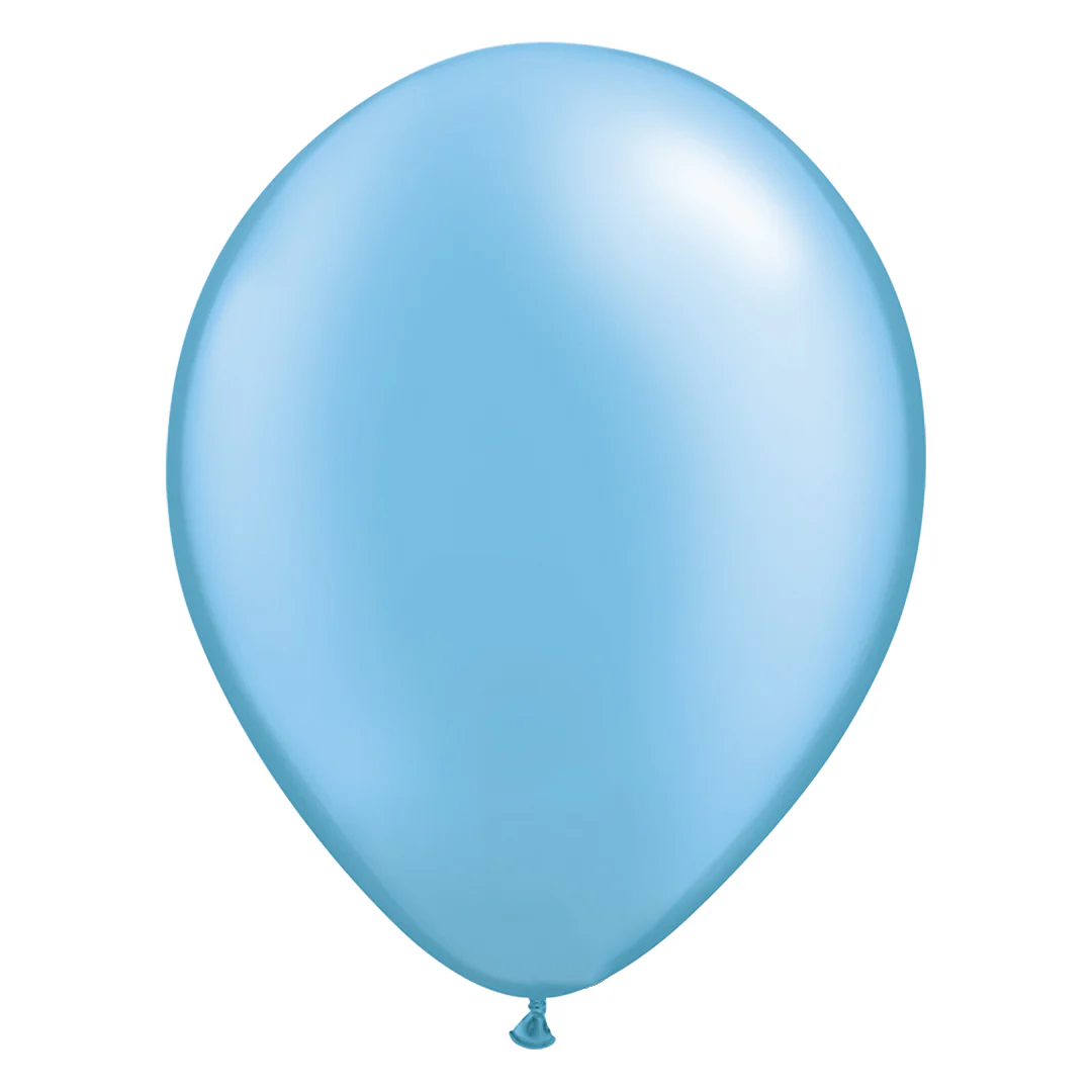 Qualatex Pearl Azure Latex Balloon - Various Sizes
