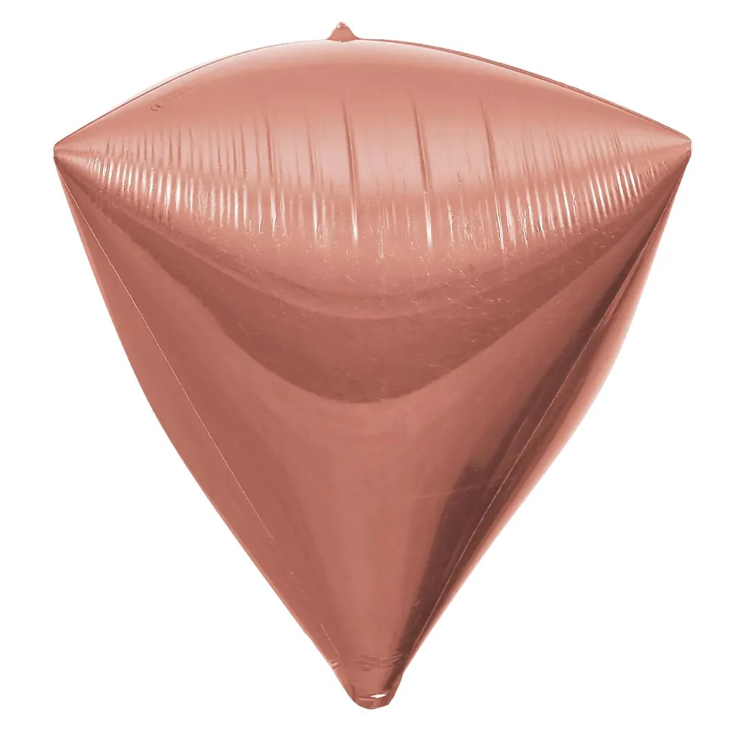 Anagram Rose Gold 15" Diamondz Foil Balloon (1)