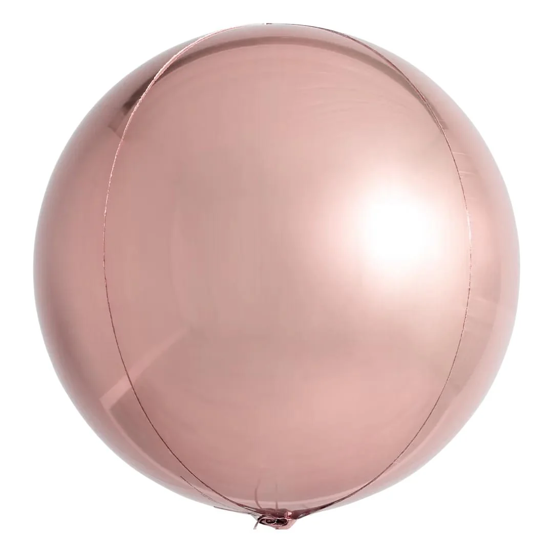 Anagram Rose Gold 15" Orbz Foil Balloon (1)