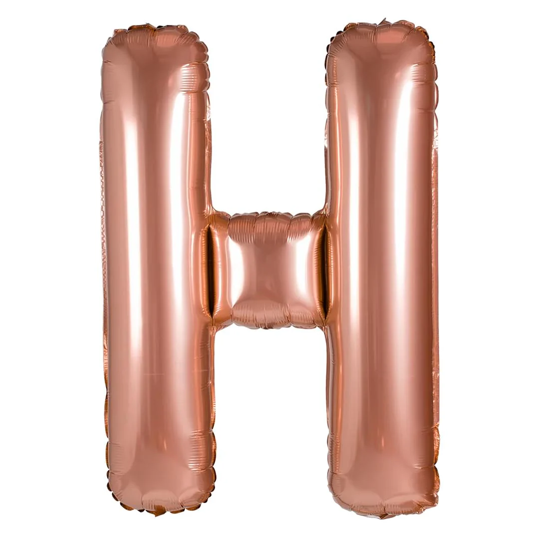Grabo Rose Gold H Letter 26"