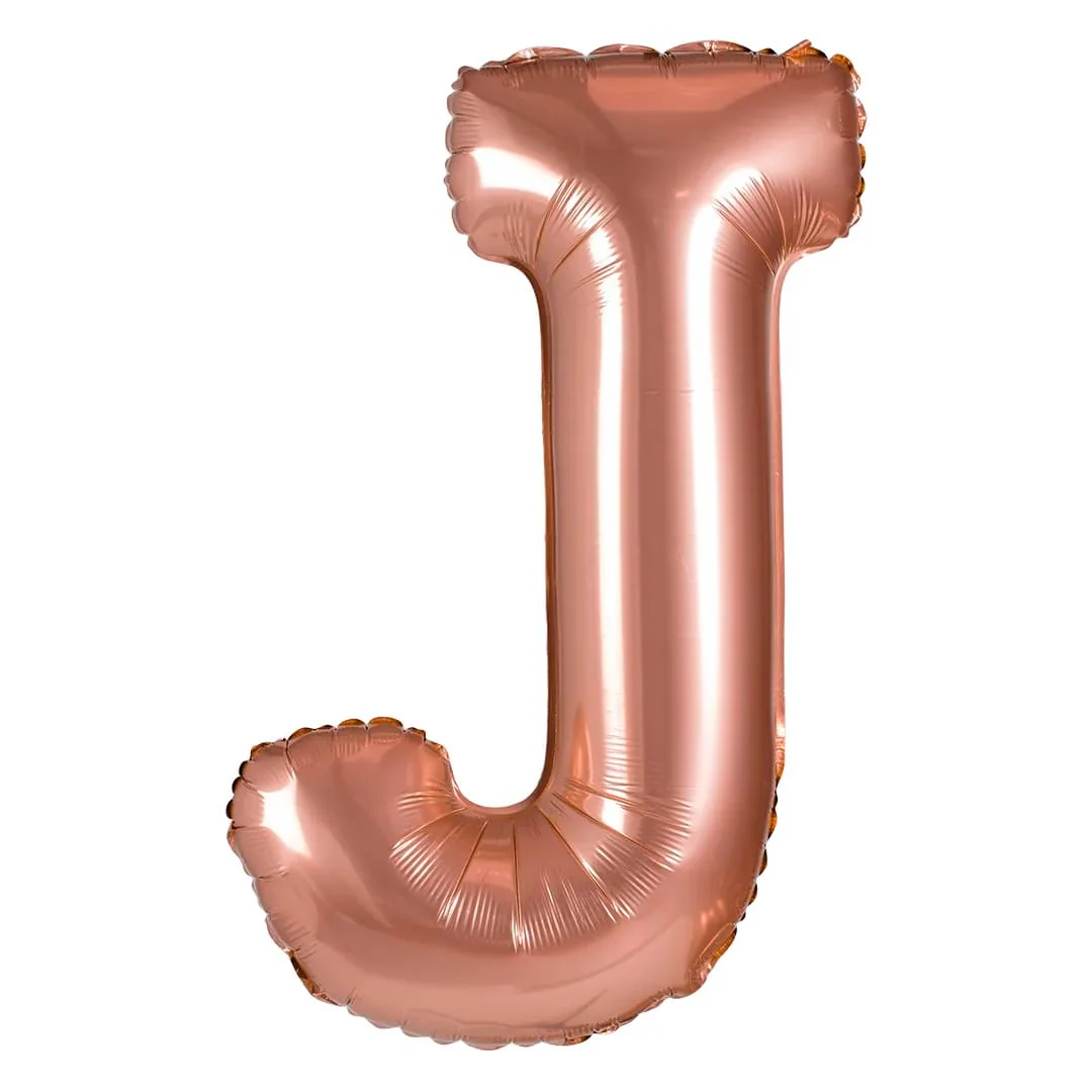 Grabo Rose Gold J Letter 26"