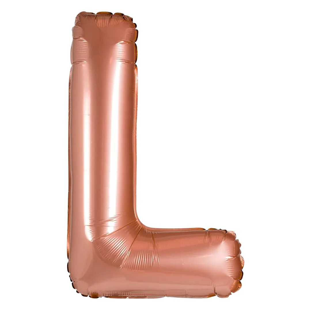 Grabo Rose Gold L Letter 26"