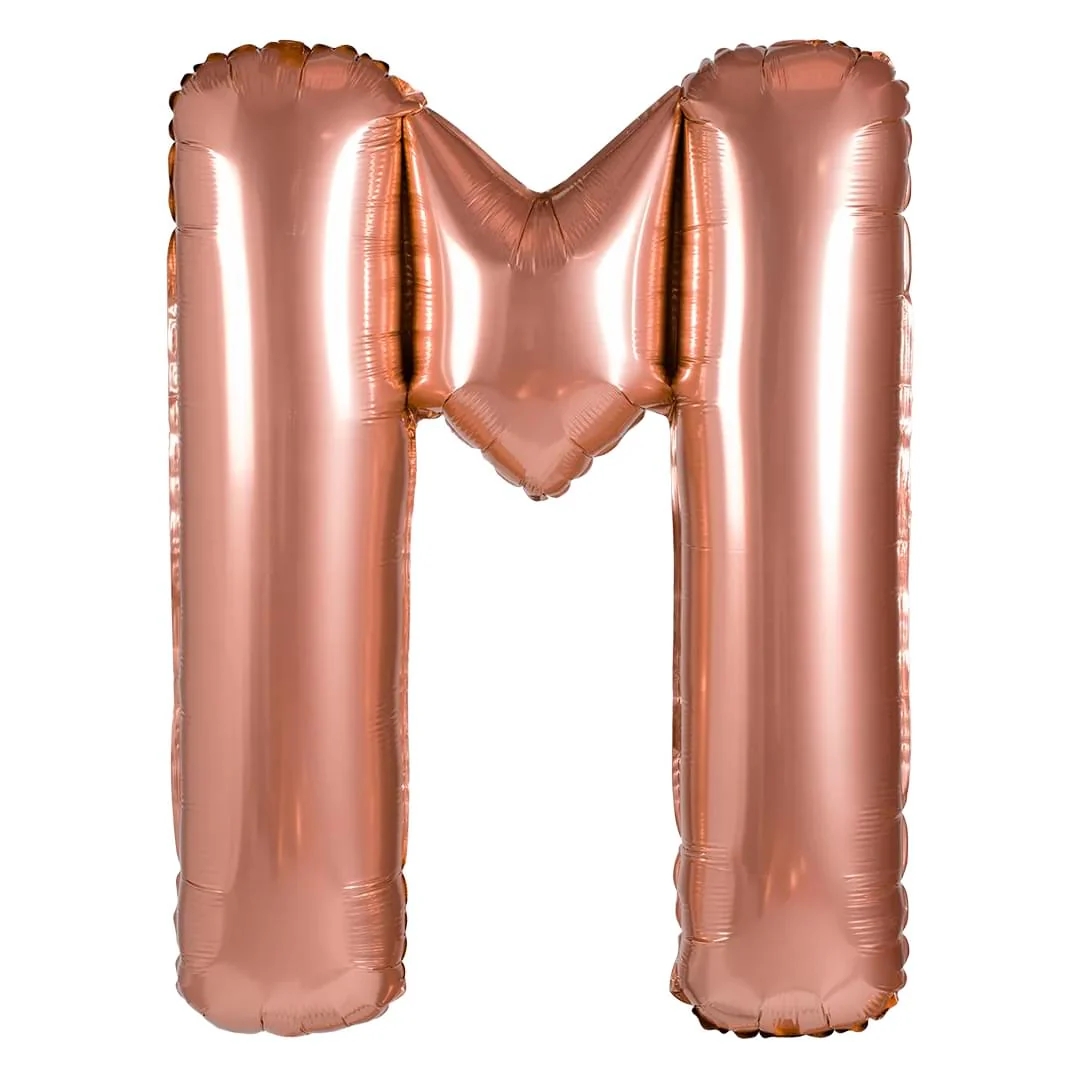 Grabo Rose Gold M Letter 26"