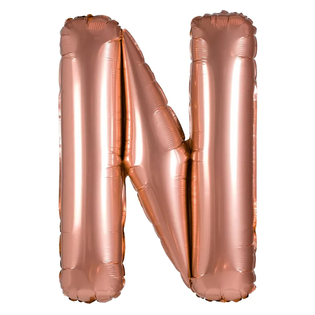 Grabo Rose Gold N Letter 26"