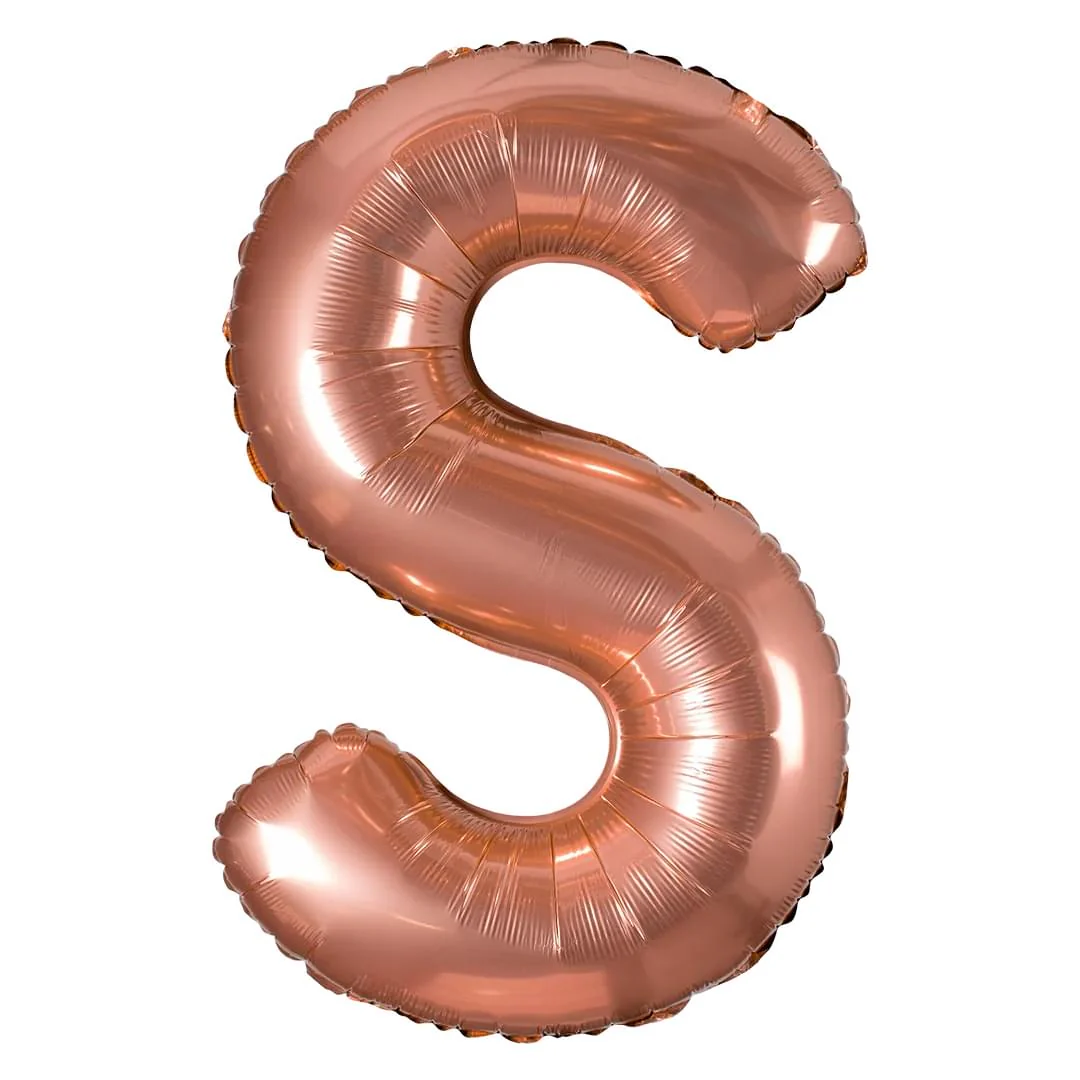 Grabo Rose Gold S Letter 26"