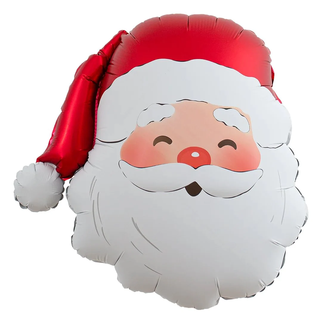 Party Deco Santa Clause Father Christmas 23" Supershape Foil Balloon (1)