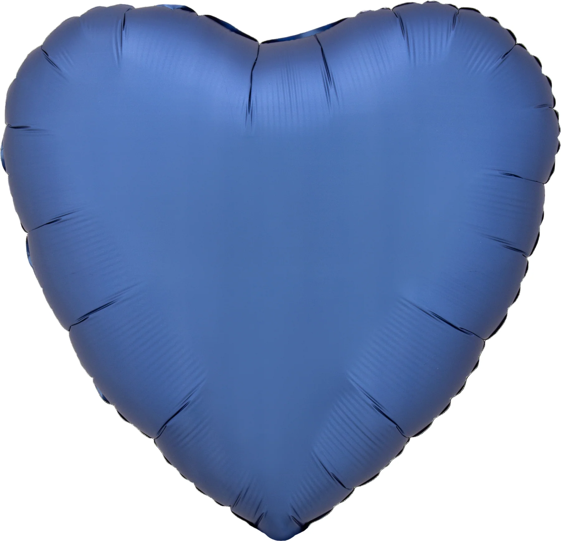 Anagram Satin Luxe Azure 18" Heart Foil Balloon (1) Unpackaged