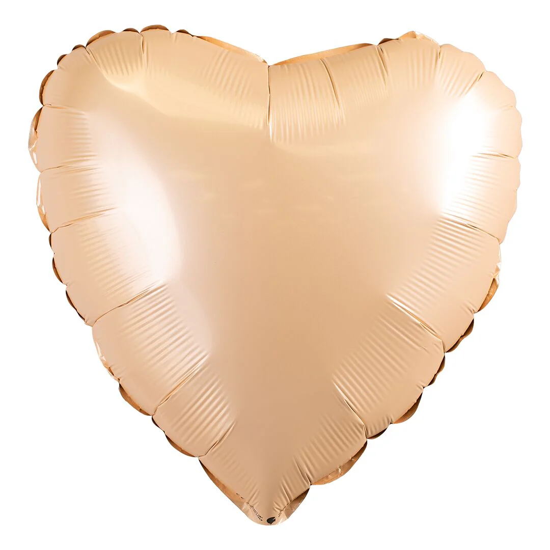 Grabo Satin Nude 18" Heart Unpackaged