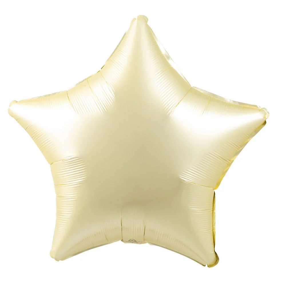 Anagram Satin Pastel Yellow 20" Star Foil Balloon (1) Unpackaged