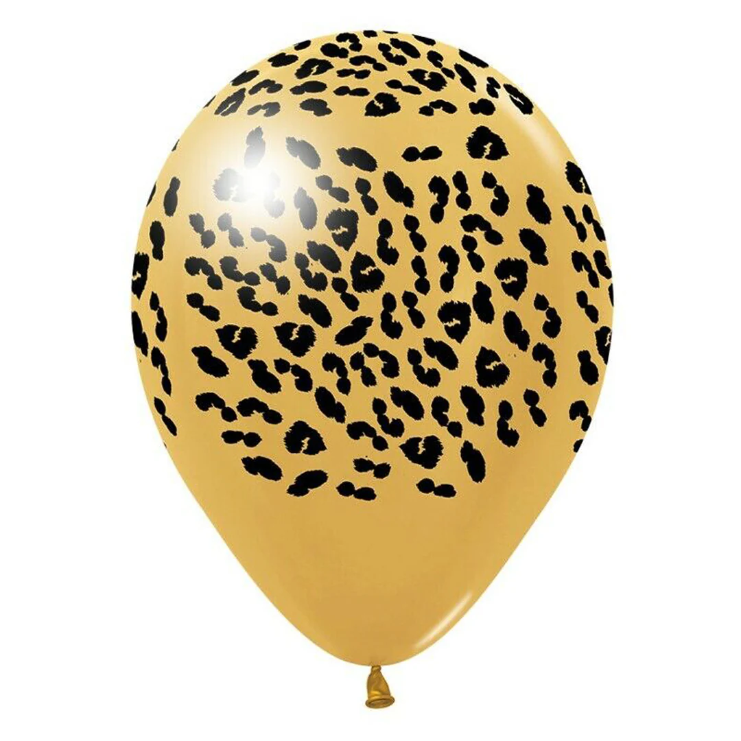 Sempertex Printed 12" Animal Print Assorted Latex Balloon (25) - Image 4