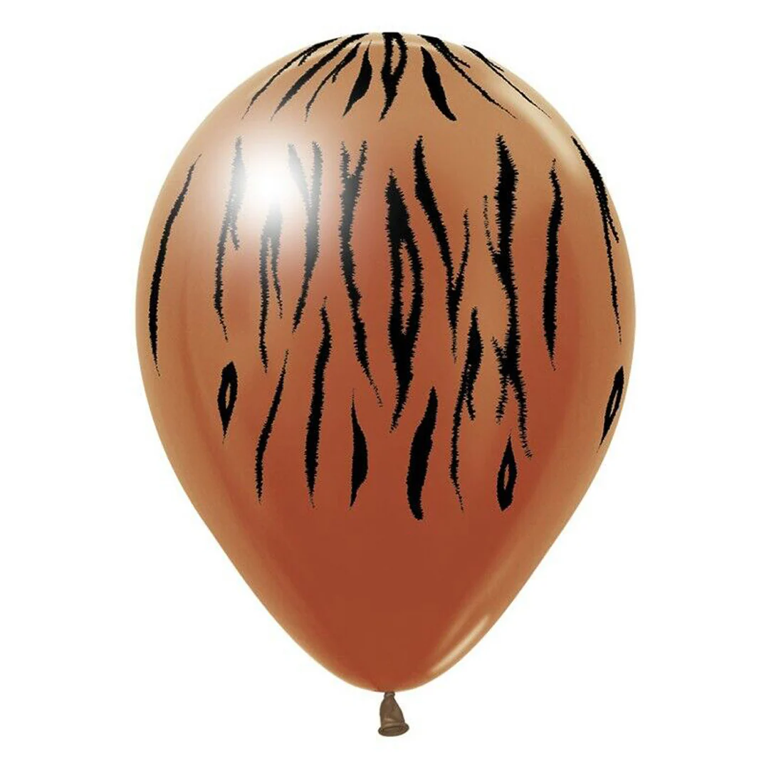 Sempertex Printed 12" Animal Print Assorted Latex Balloon (25) - Image 5
