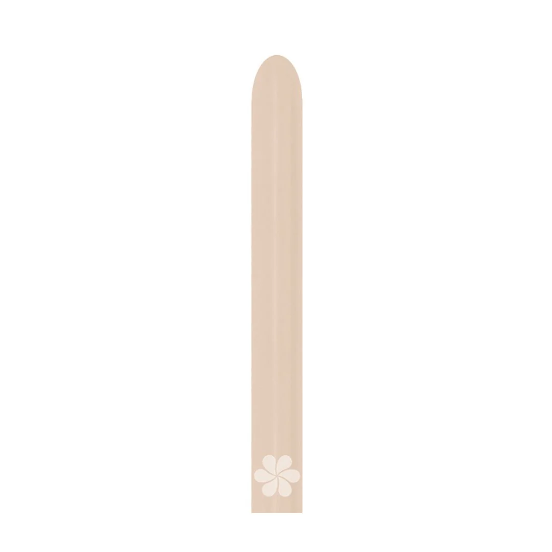 Sempertex 260 Pastel Matte Nude Nozzle Up Latex Balloon (50)