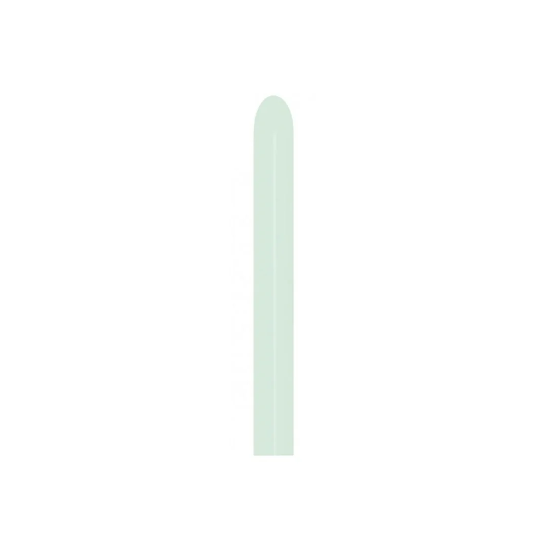 Sempertex 260 Pastel Matte Green Modelling Latex Balloon (50)