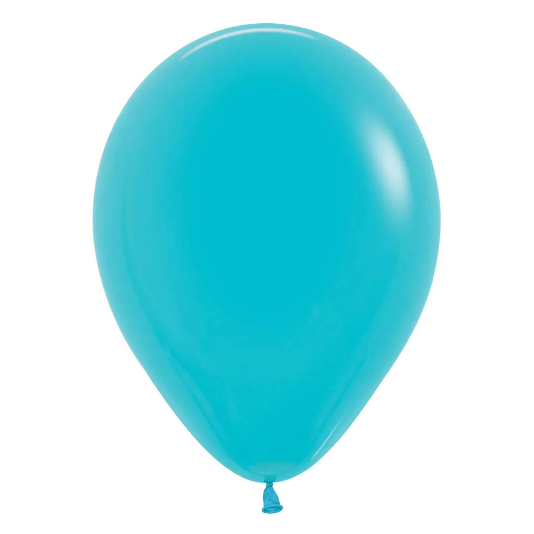 Sempertex Fashion Caribbean Blue Latex Balloon - Various Sizes