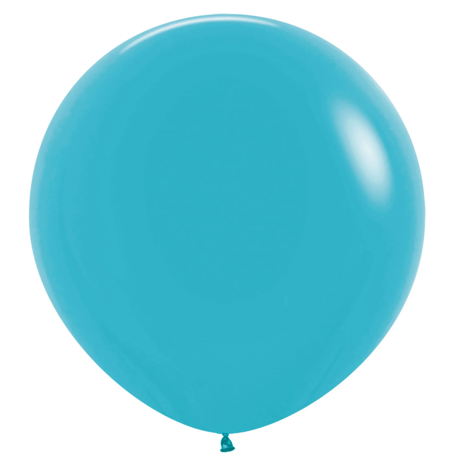 Sempertex Fashion Caribbean Blue Latex Balloon - Various Sizes - Image 2