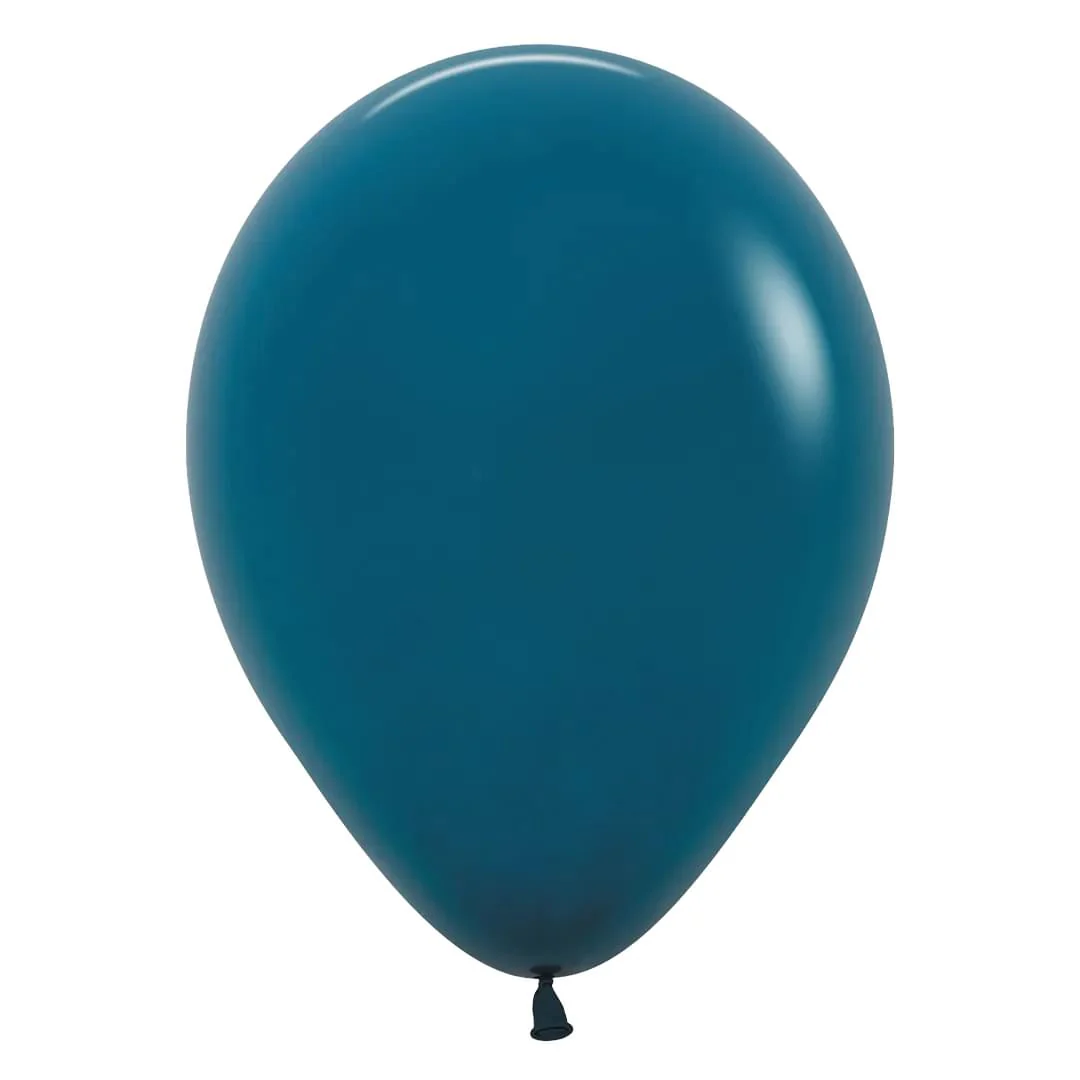 Sempertex Fashion Deep Teal Latex Balloon - Various Sizes