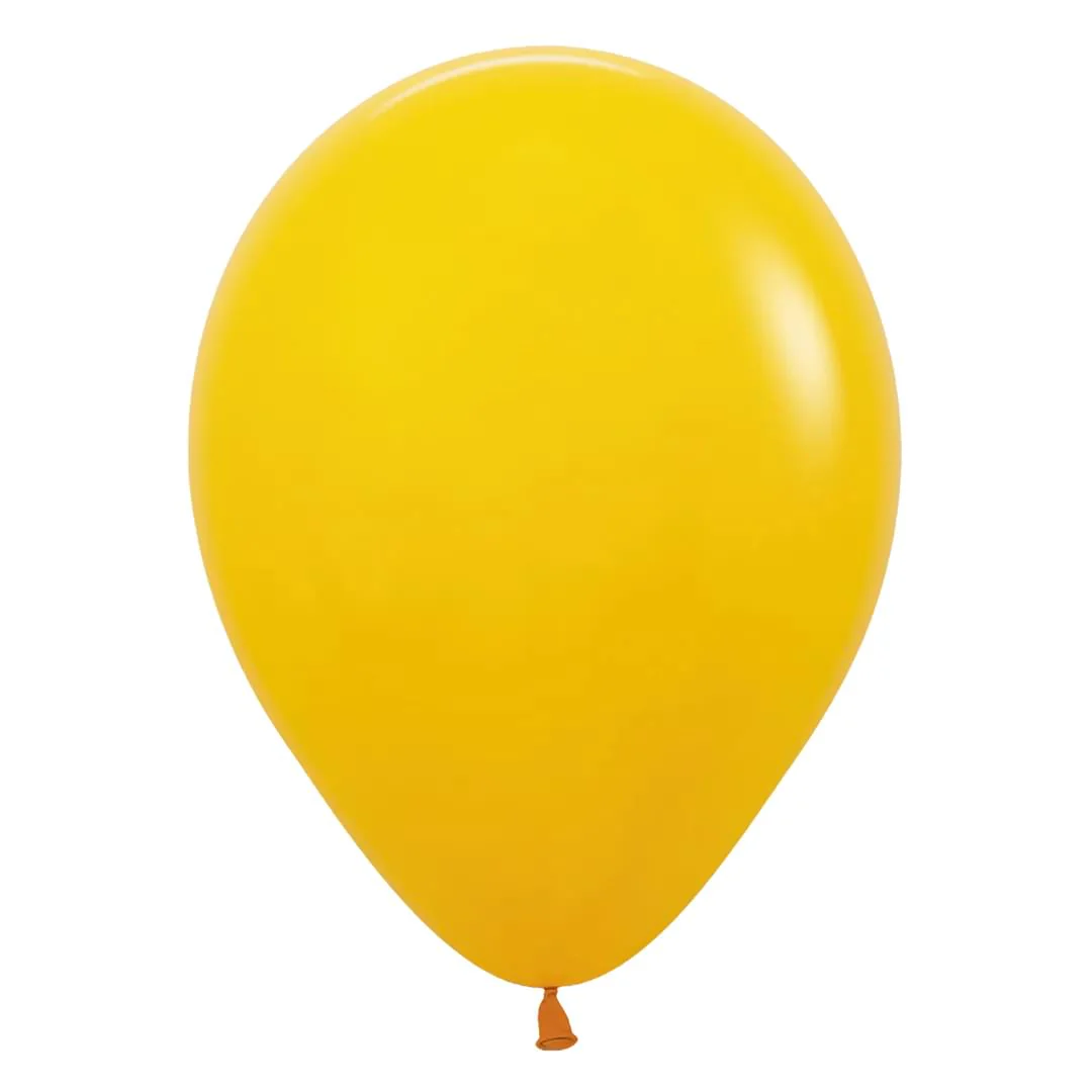 Sempertex Fashion Honey Yellow Latex Balloon - Various Sizes