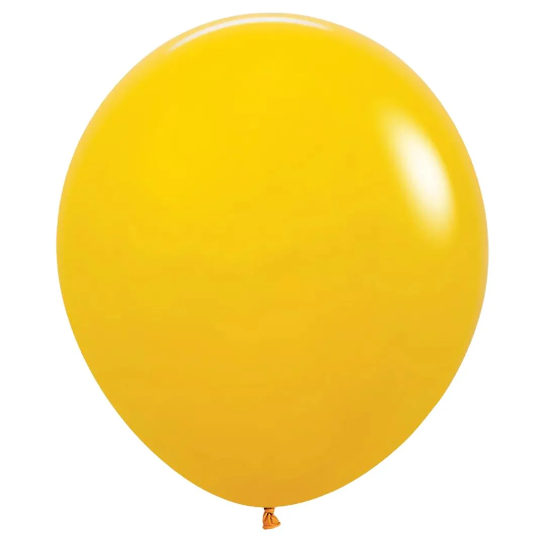 Sempertex Fashion Honey Yellow Latex Balloon - Various Sizes - Image 3