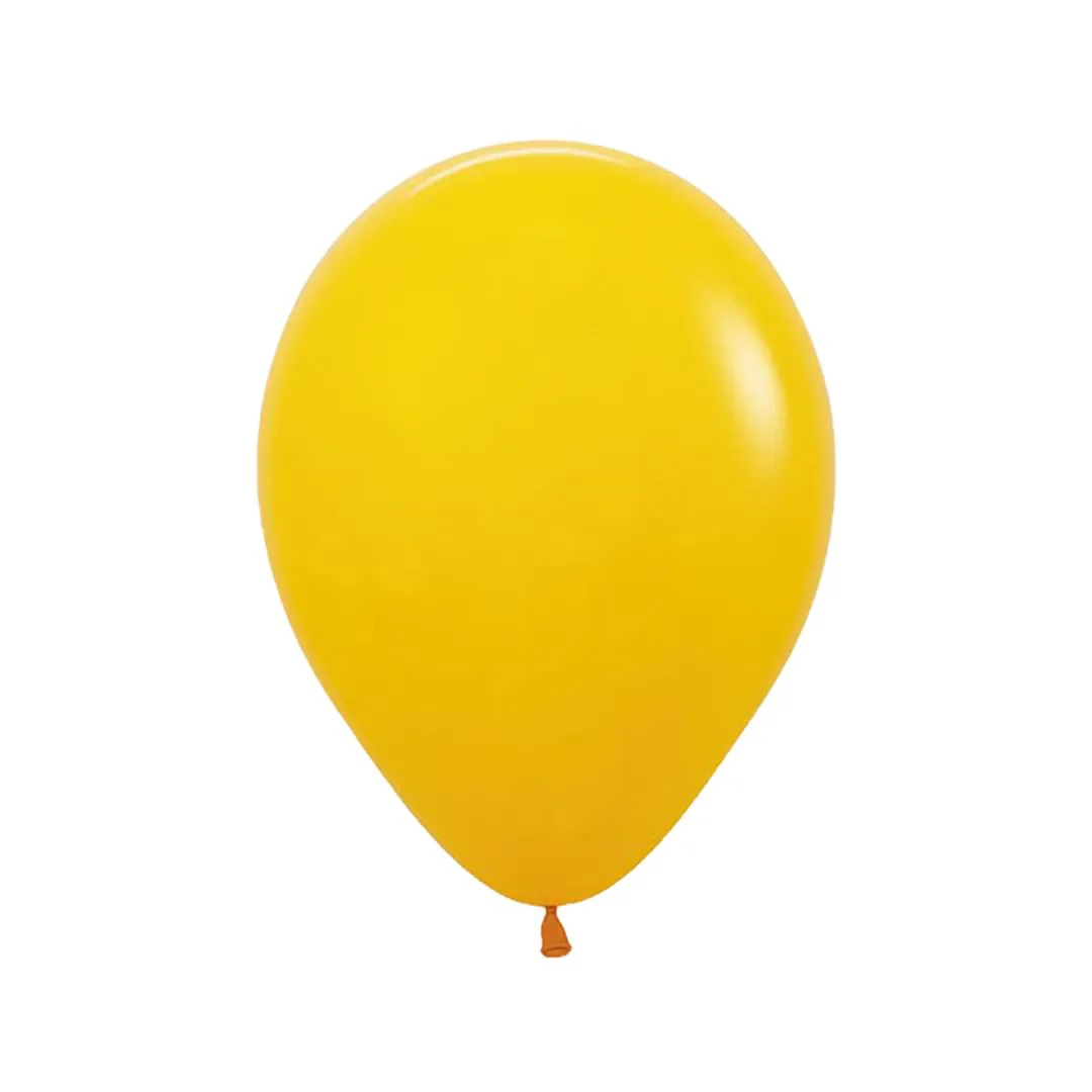 Sempertex Fashion Honey Yellow Latex Balloon - Various Sizes - Image 4
