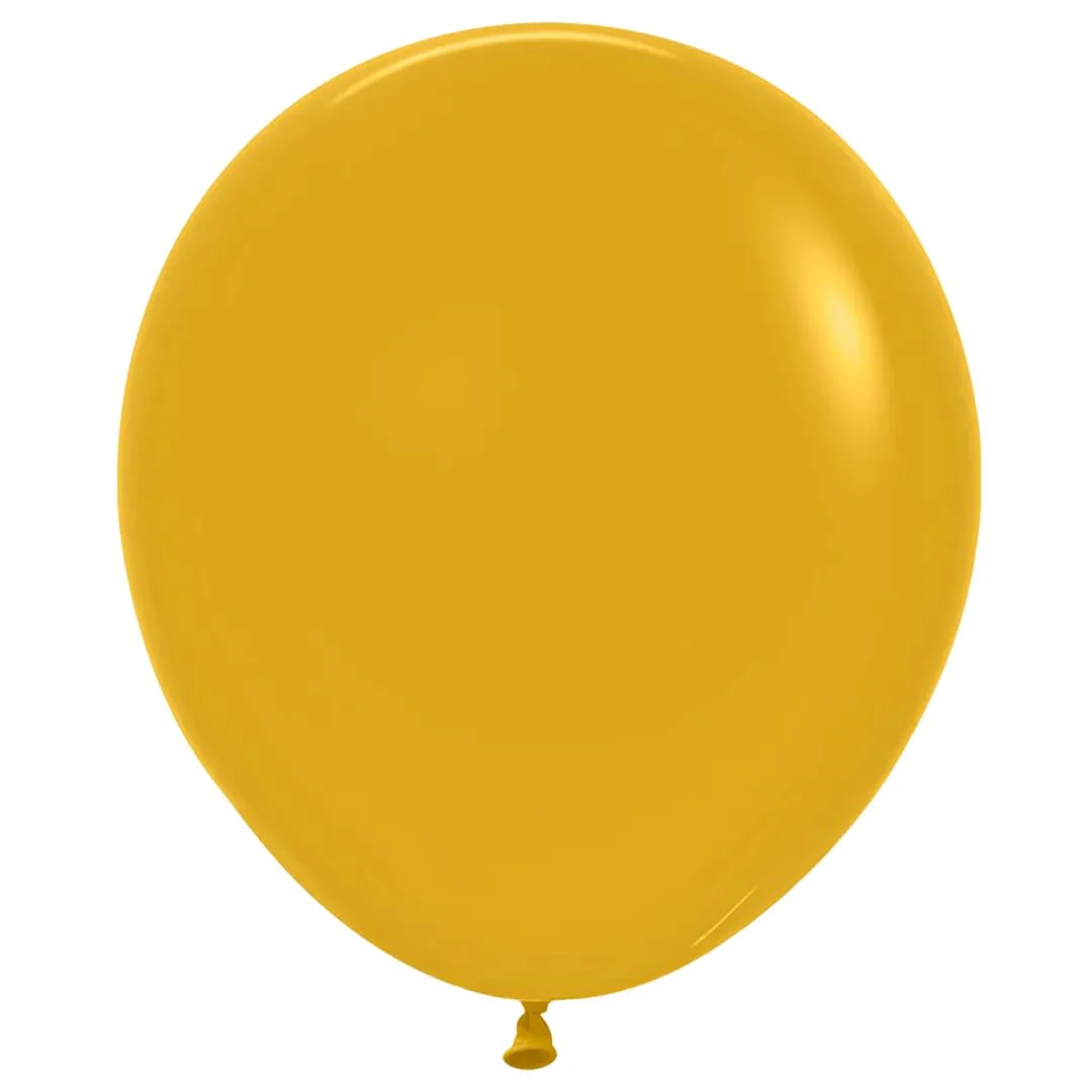 Sempertex Fashion Mustard Latex Balloon - Various Sizes - Image 3