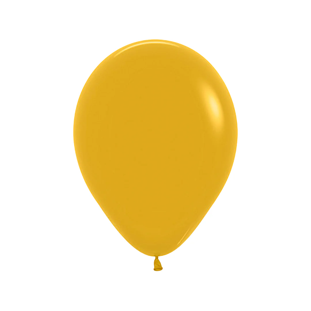Sempertex Fashion Mustard Latex Balloon - Various Sizes - Image 4