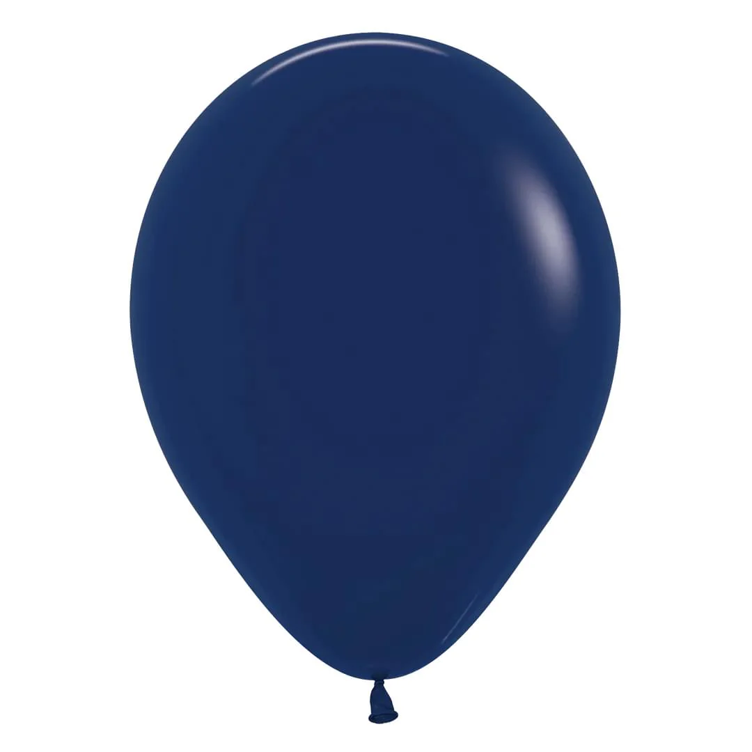 Sempertex Fashion Navy Blue Latex Balloon - Various Sizes