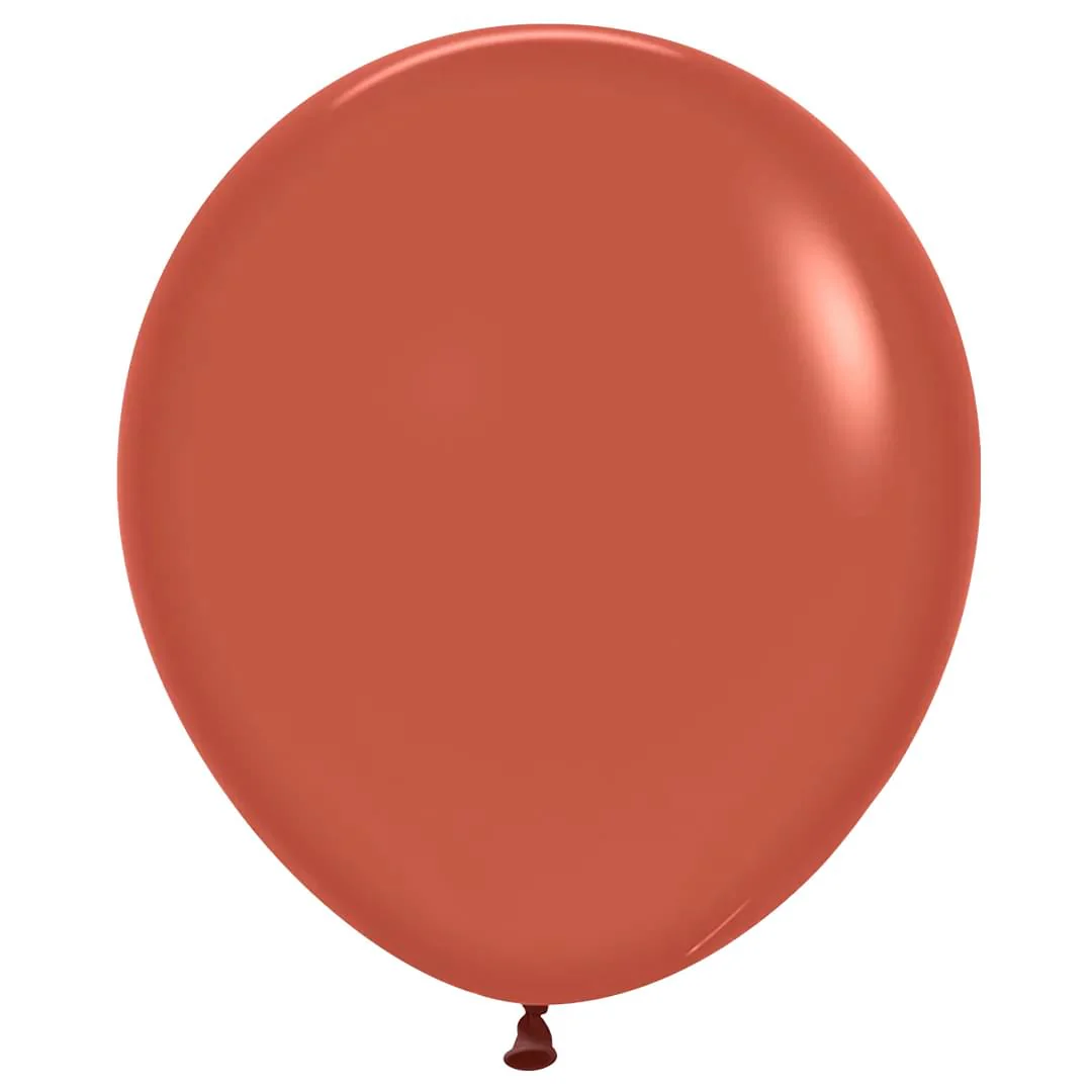 Sempertex Fashion Terracotta Latex Balloon - Various Sizes - Image 3