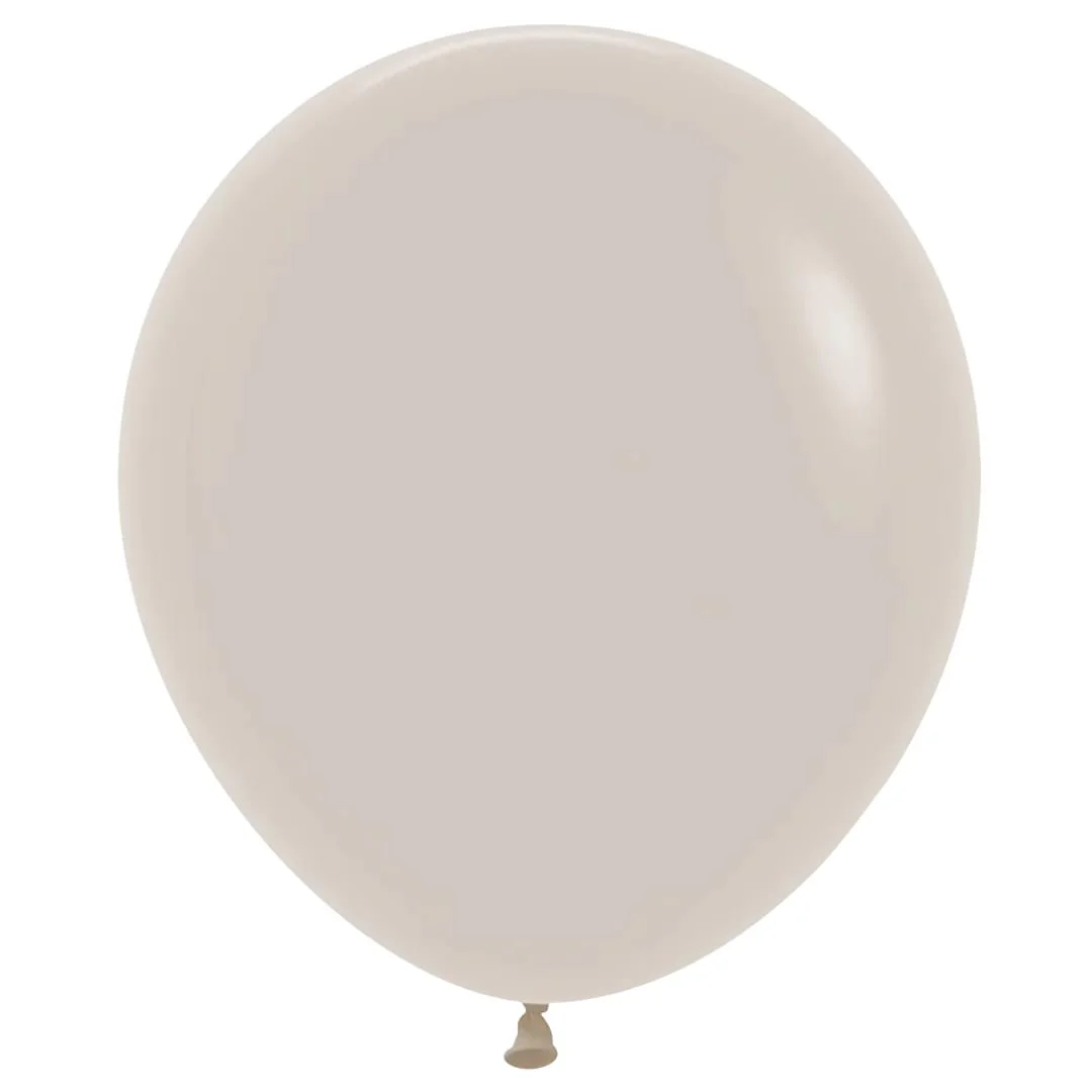 Sempertex Fashion White Sand Latex Balloon - Various Sizes - Image 3