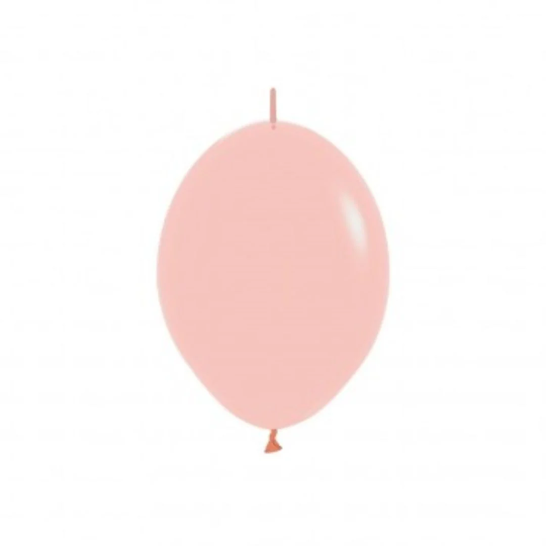 Sempertex Link-O-Loon Pastel Matte Melon Latex Balloon - Various Sizes