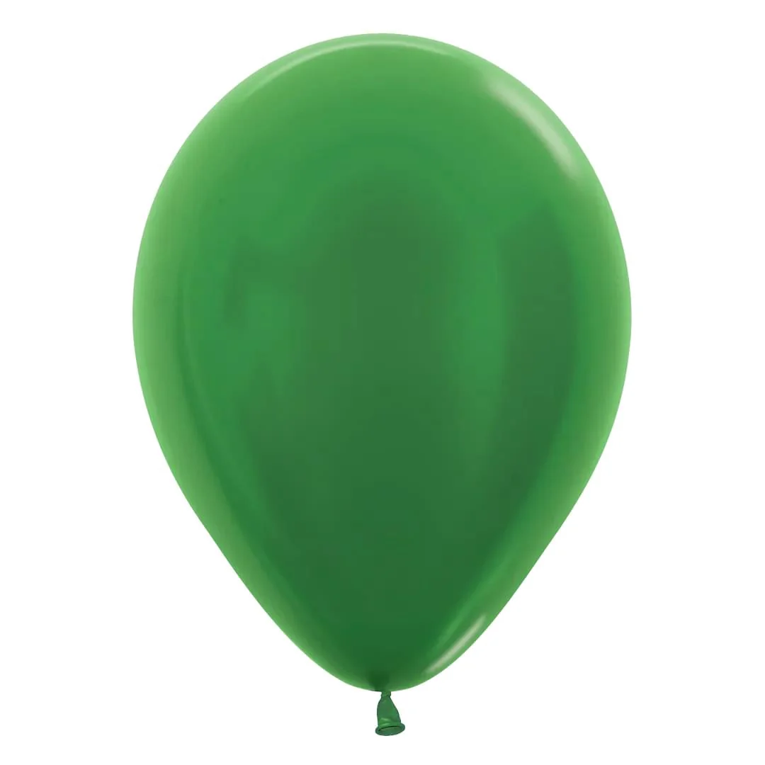 Sempertex Metallic Green Latex Balloon - Various Sizes